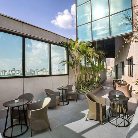 מלון סאו פאולו Melia Jardim Europa מראה חיצוני תמונה The rooftop lounge at the hotel